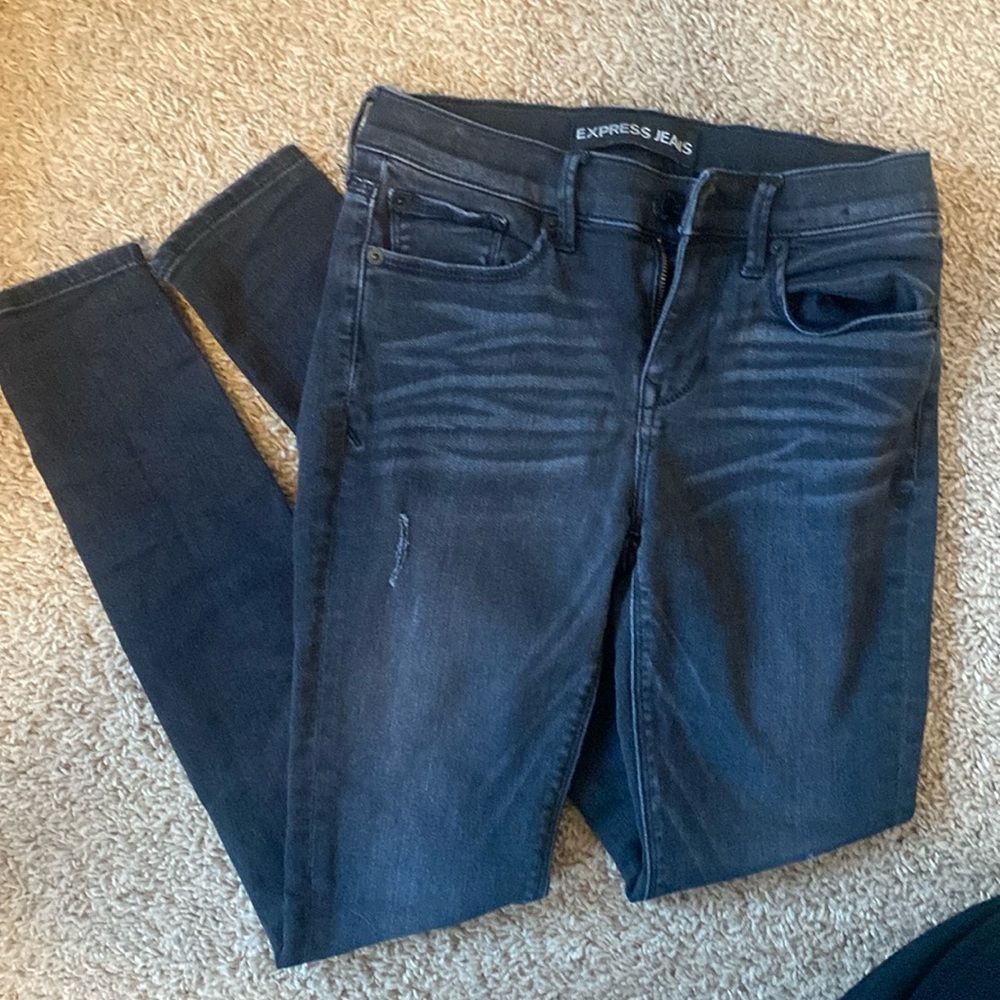 Express mid rise legging jeans